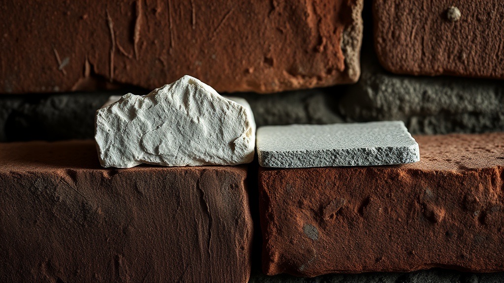 Mortar joint with new Type N mortar applied at proper joint depth and profile.