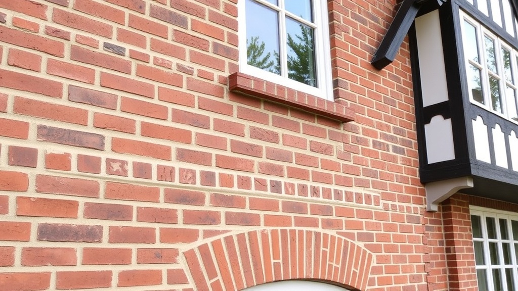 After: Historic Lime Mortar Restoration - 1925 Tudor Revival