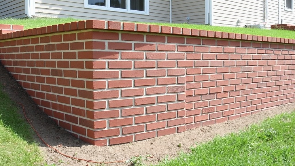 Retaining Wall Rebuild - Highland Park Residential - completed work by Delta Masonry